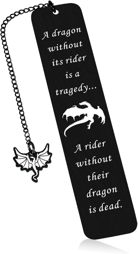 Dragon Merch for Women Men Dragon Bookmark for Him Her Fantasy Bookmark for Teen Girls Cool Book Marker Gift for Book Lover Book Fans Book Accessories Birthday Gift for Book Nerd Novel Gift