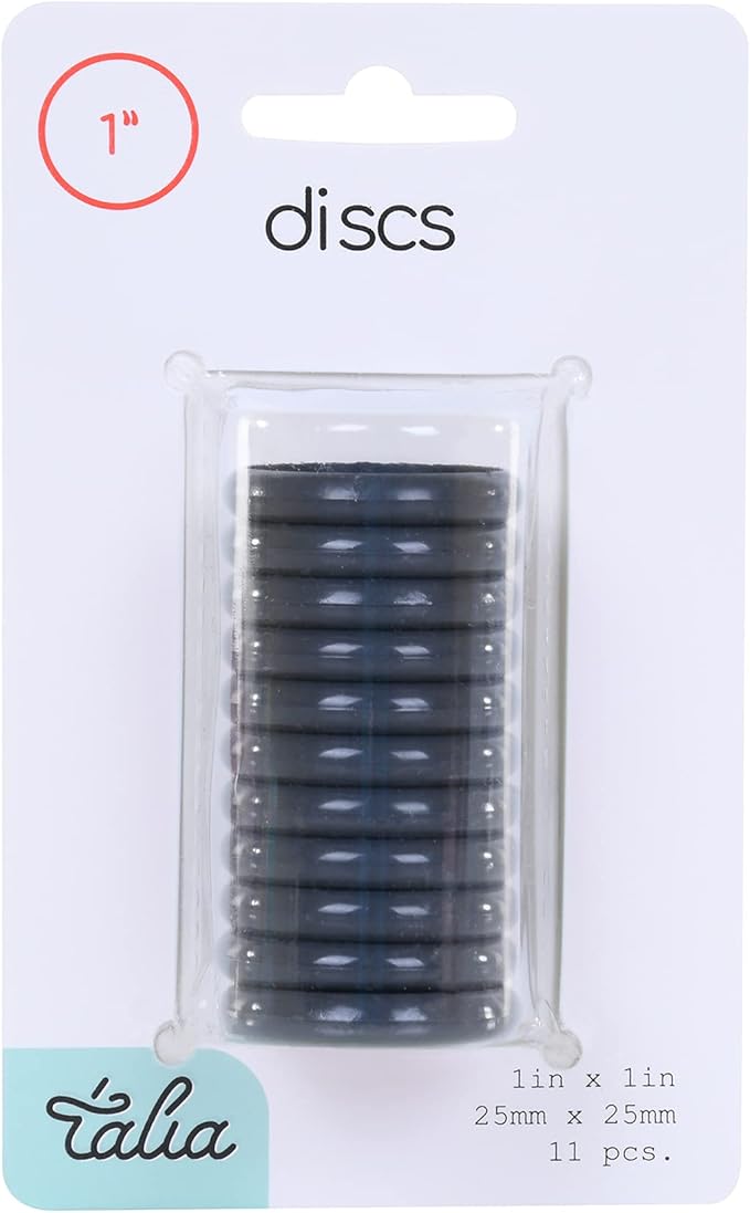 Talia Discbound Notebook - Discs (Charcoal, 1inch)