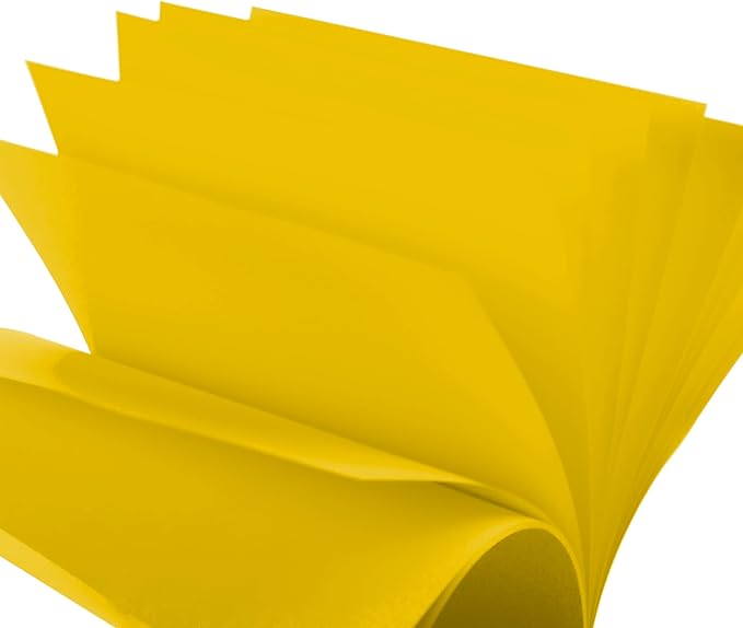 JAM PAPER Colored 24lb Paper - 90 gsm - 8.5 x 11 - Yellow Recycled - 100 Sheets/Pack