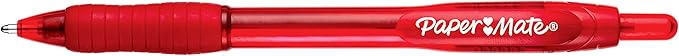 Paper Mate Profile Retractable Ballpoint Pens, Bold (1.4mm), Red, 12 Count
