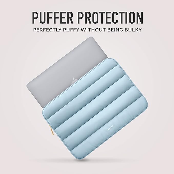 Vandel - Puffy Laptop Sleeve 15-16 Inch Sleeve for Women and Men. College Student Gifts for Christmas, MacBook Pro 16 Inch Case, 15.6 Inch HP Carrying Case Asus/Dell/HP Laptop Case 15.6 Cover