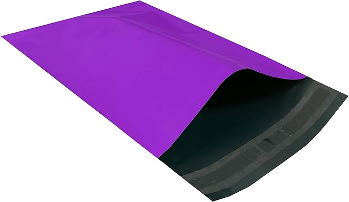 Colored Poly Mailers Pack of: Be creative with your packaging with Colored mailers (Purple, 7.5" x 10.5" pack of 500)