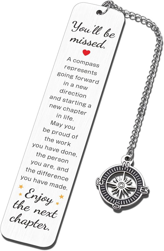 Farewell Gifts for Coworkers, Going Away Gifts for Coworkers Women Bookmark, Coworker Leaving Gifts for Women, Goodbye Gifts for Coworkers, Retirement Gift for Woman Men, Christmas Gifts for Coworkers