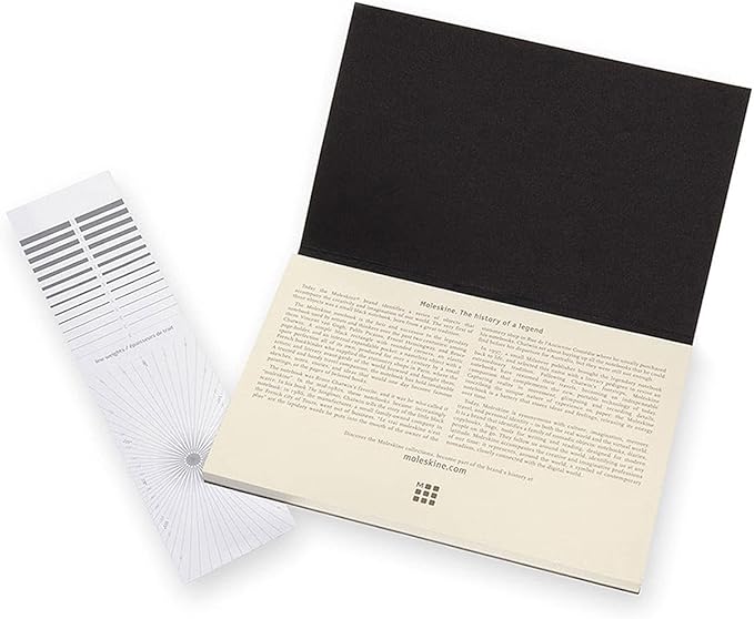 Moleskine Art Watercolor Block, Hard Cover, Large (5" x 8.25") Plain/Blank, Black, 20 Pages, 8053853603234