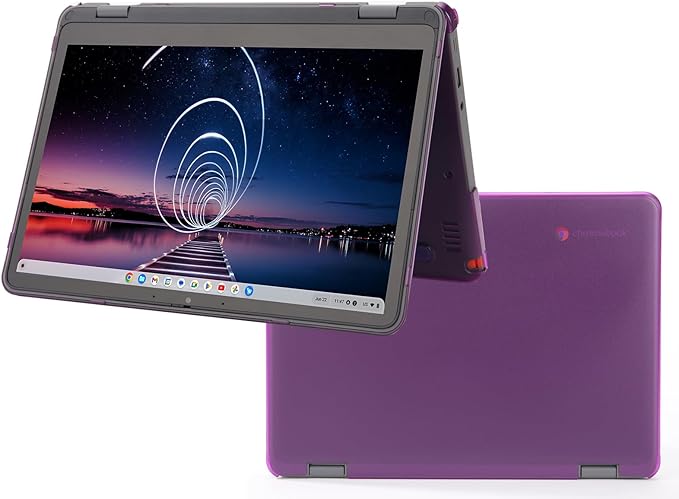 mCover Hard Shell Case ONLY Compatible for 2023~2024 12.2" Lenovo 500E Yoga Chromebook Gen 4 Gen4 2-in-1 Laptop (NOT Fitting Any Other Lenovo Models)- Purple