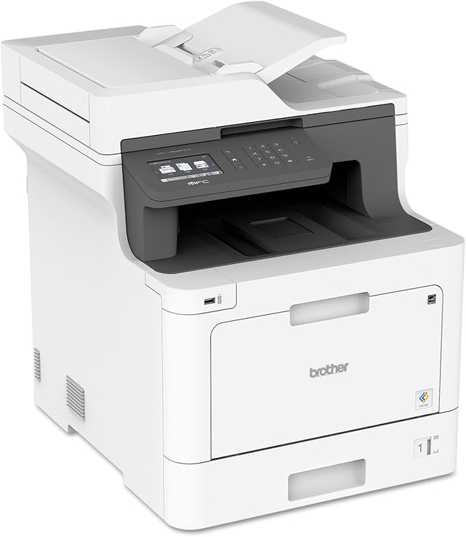 Brother Printer MFCL8610CDW Business Color Laser All-in-One with Duplex Printing and Wireless Networking, White, 21.2" x 17.1" x 20.7"