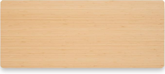 VIVO Bamboo 60 x 24 inch Universal Solid One-Piece Table Top for Standard and Sit to Stand Height Adjustable Home and Office Desk Frames, DESK-TOP60O