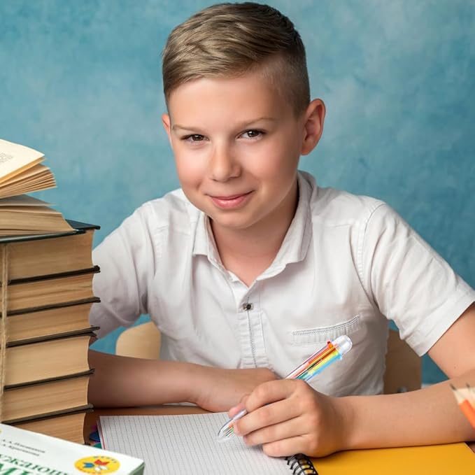 Valentines Classroom Favors 12 PCS Ballpoint Pens for School Classroom Must Have Colored Pens Ballpoint School Supplies Party Favors Office Supplies Back to School Gifts for Students Son Daughter