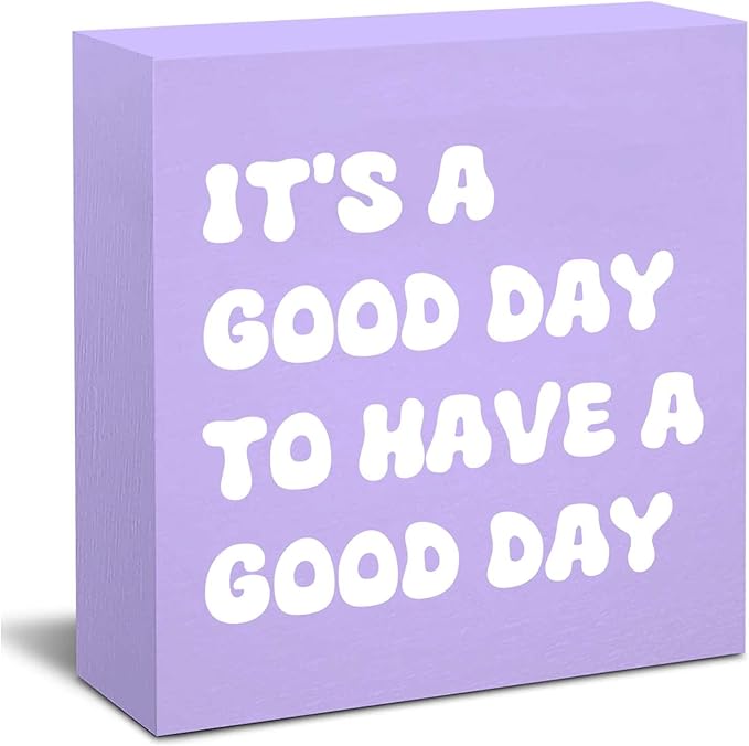 Purple Office Decor Desk Accessories Purple Gifts for Women Positive Office Decor Sign Desk Decorations for Women Home & Office Cute Desk Accessories Motivational Gifts for Women Coworker