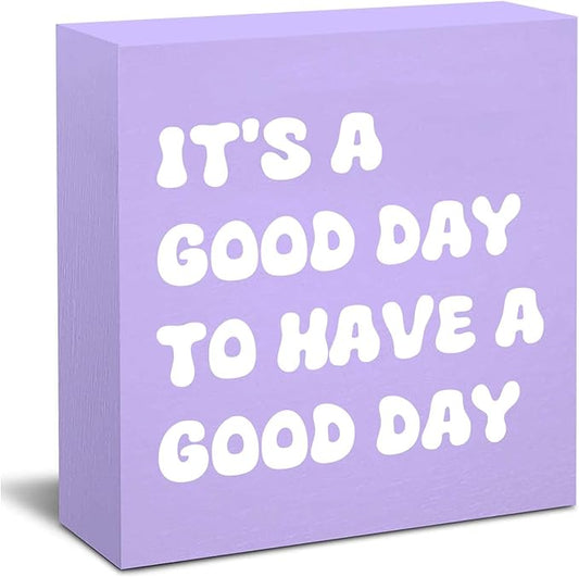 Purple Office Decor Desk Accessories Purple Gifts for Women Positive Office Decor Sign Desk Decorations for Women Home & Office Cute Desk Accessories Motivational Gifts for Women Coworker