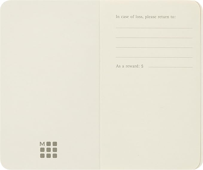 Moleskine Volant Journal, Soft Cover, XS (2.5" x 4") Plain/Blank, Forget-Me-Not Blue/Amber Yellow, 56 Pages (Set of 2)