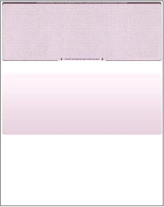 Compuchecks Check on Top Blank Check Paper - 500 Pack, Quick-Books & Laser Printer Compatible - Security Business Checks with Voucher - 8.5" x 11" Burgundy Diamond