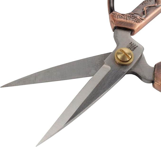 JubileeYarn Crane Motif Small Embroidery Craft Scissors - Copper - 1 Scissor