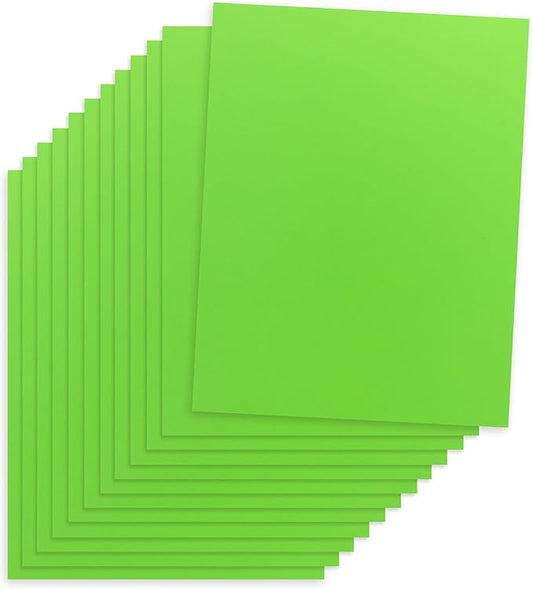 Hygloss Light Green Colored Paper - 24 lb, 89 GSM, Acid-Free, Fade-Resistant, 11x17-Inch Ledger Size Color Copy Paper, 90 Sheets