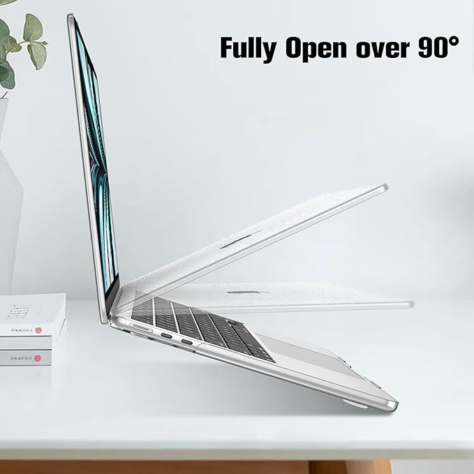 Fintie Case for MacBook Air 13.6 Inch A3113 A2681 (2022 2023 2024 Release) - Snap On Hard Shell Cover for MacBook Air 13.6" M2 M3 Chip with Liquid Retina Display and Touch ID (Meteor)