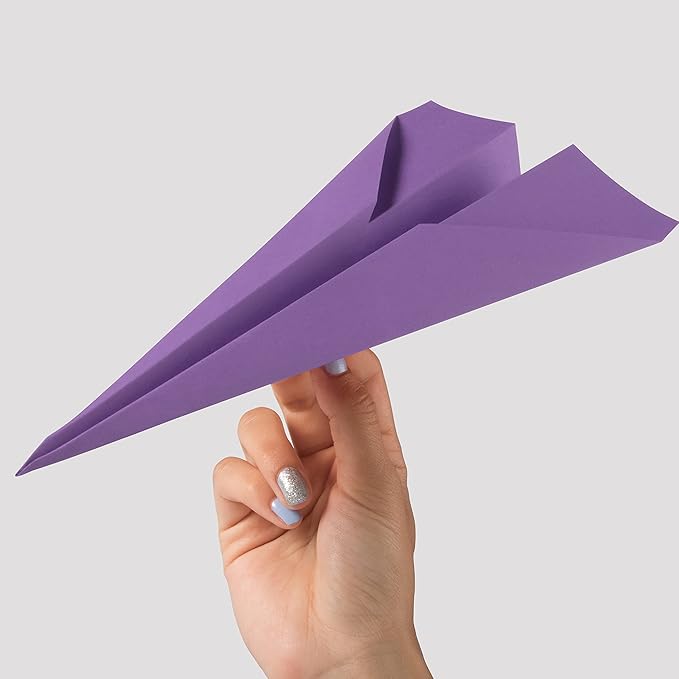 JAM PAPER Colored 24lb Paper - 90 gsm - 8.5 x 11 - Violet Recycled - 100 Sheets/pack