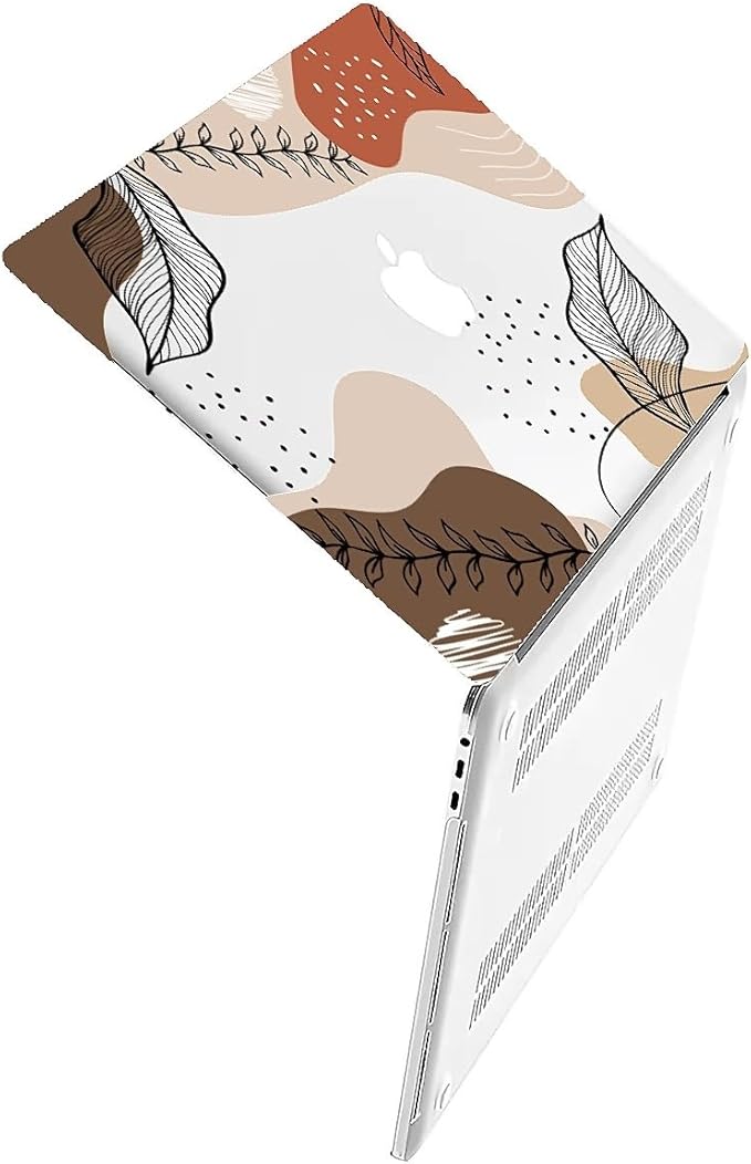 Compatible with 15.4 Inch MacBook Pro A1707/A1990, Tropical Leaves Hard Plastic Shell Cover Case