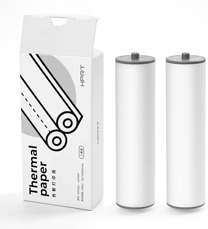HPRT Printer Paper Rolls for MT810(2 Rolls | 4.3''x23')