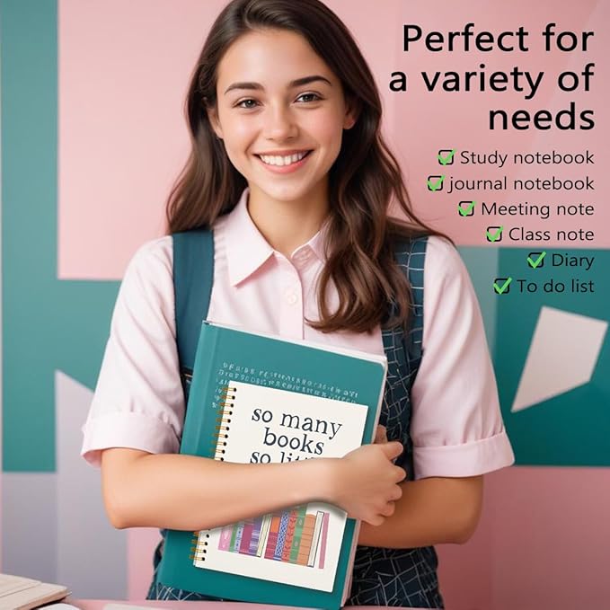 Book Club Gifts Notebook for Women, Cute Book Club Gifts, Christmas Book Lover Gifts for Women, Journal Motivational Gifts for Teacher Book Club Librarian Bookish 5.5x8.3