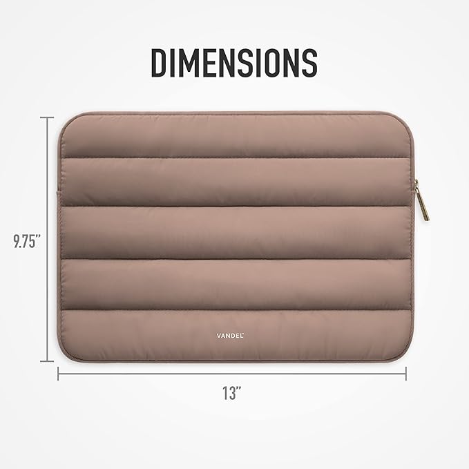 Vandel - The Original Puffy Laptop Sleeve 13-14 Inch Laptop Sleeve for Women. College Student Gifts for Christmas, Laptop Cover, MacBook Pro 14 Inch Sleeve, MacBook Air Sleeve 13 Inch, iPad Pro 12.9