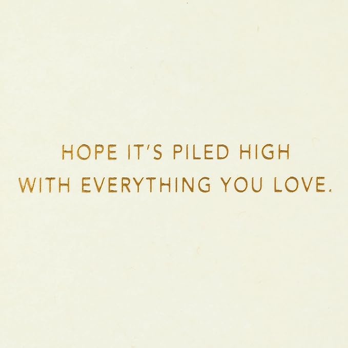 Hallmark Signature Birthday Card (Triple Cheeseburger)