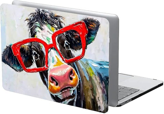 Compatible with 16.2 Inch MacBook Pro 2485/A2780, Red Cow Hard Plastic Shell Cover Case