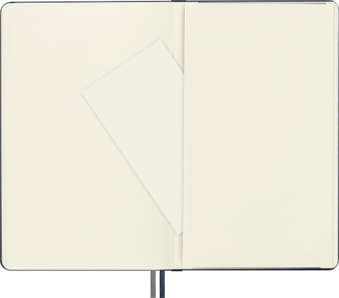 Moleskine Classic Expanded Notebook, Hard Cover, Large (5" x 8.25") Ruled/Lined, Sapphire Blue, 400 Pages