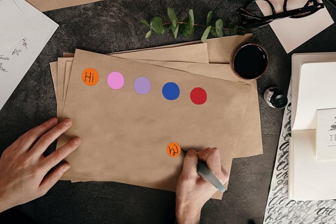 1200 Pieces 0.75 Inch Round Color Coding Label Garage Sale Stickers Blank Yard Sale Price Stickers Permanent Adhesive Dots, Easily Writable with Perforation Line (Pink)