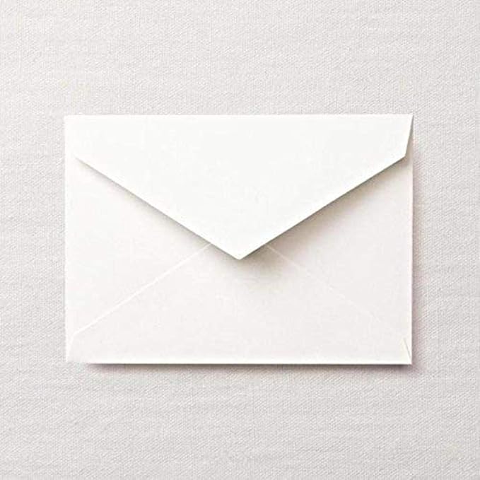 Crane & Co. Pearl White #1 Corinne Envelope (AE1111A)