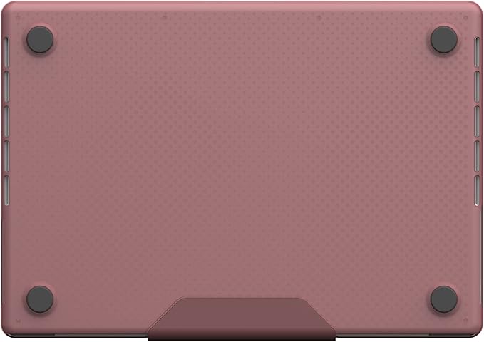 [U] by UAG Designed for MacBook Pro 16 inch Case 2021-2024 M4 M3 Max/Pro (A2991 A3403 A3186) Scratch Resistant Touch ID Dropproof Protective DOT Laptop Cover, Translucent Abuergine