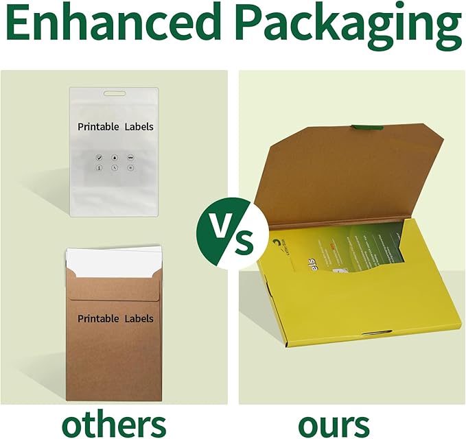 2"×3" Labels Printable White Matte,40 Sheets,10-UP,3×2 Stickers for Laser/Inkjet Printers,3"×2" Product &Shipping Labels,US Letter Size