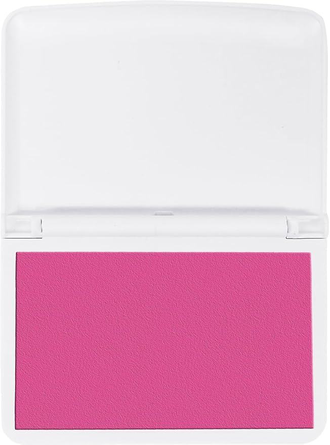 COLOP Make Series, Ink Stamp Pads, with Non-Toxic Premium Ink, Water-Based Acid-Free (Shiny Pink, Make 2-2-3/4" x 4-1/4")