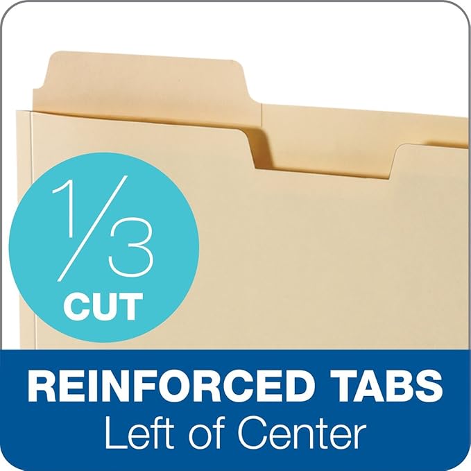 Pendaflex Expanding File Folder Pocket, Letter-Size Folders for School, Home and Office, Document Organizer, Durable Expanding File, Manila, 10 File Folder Pockets (FP153L10)"