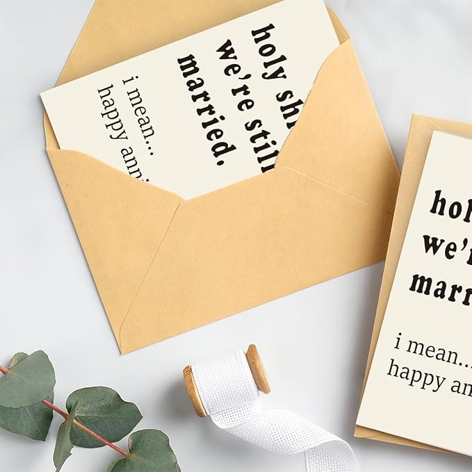 Happy Anniversary Card & Gifts for Men, Husband, Boyfriend, Wife, Girlfriend, Him, Her, Valentine Day Gifts, Card