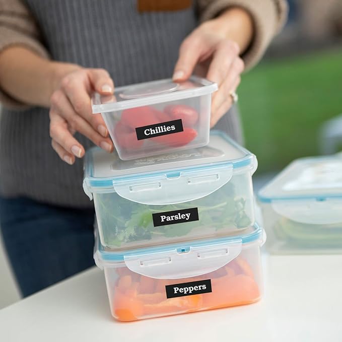 Brother P-Touch, PTH110BP, Easy Portable Label Maker Bundle (4 Label Tapes Included), White, Small