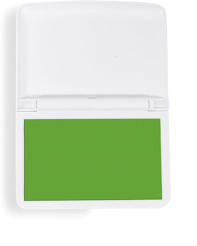 COLOP Make Series, Ink Stamp Pads, with Non-Toxic Premium Ink, Water-Based Acid-Free (Smooth Green, Make 1-1-15/16" x 3-1/2")