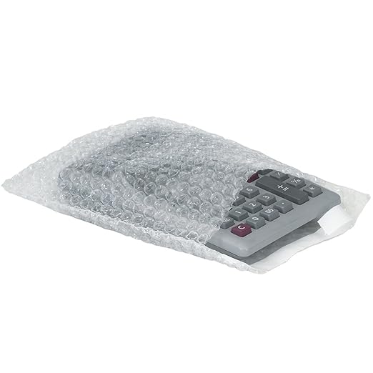 Aviditi Self-Seal Bubble Pouches, 6" x 6 1/2", Pack of 500 (BOB665)