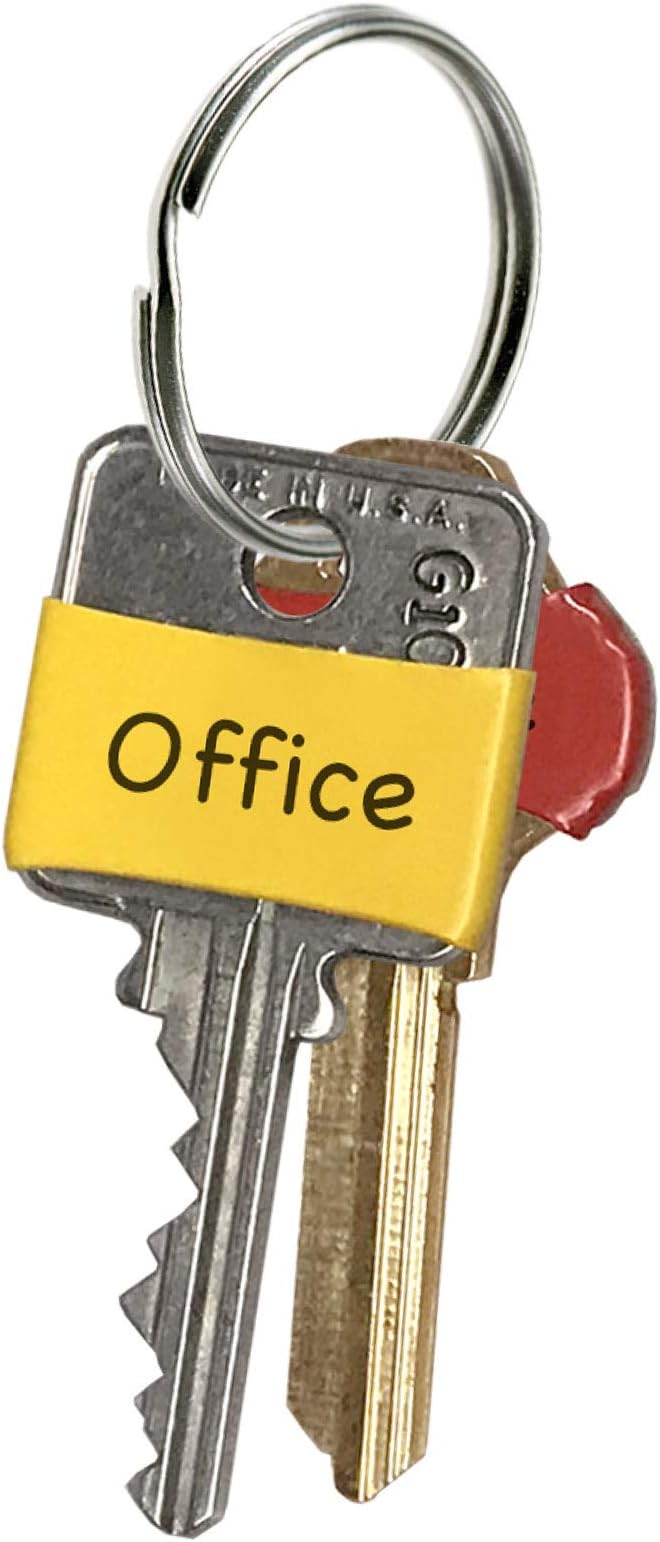 Lucky Line Colorful Key Bands - Key Identifiers Medium, 8 Pack (17108)