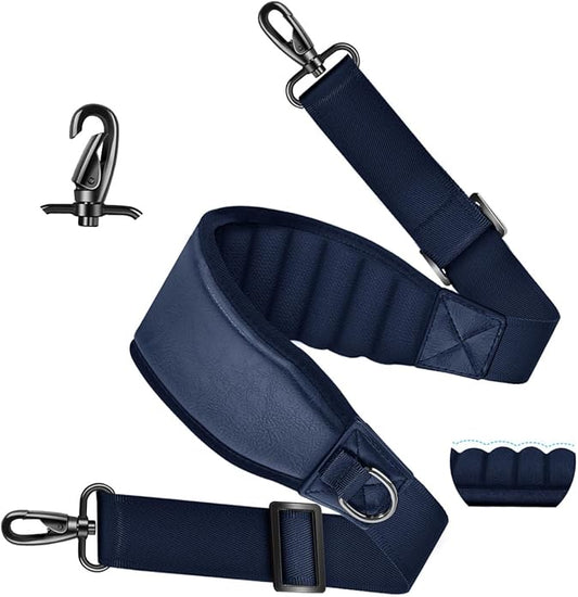 ZINZ 3D Air Cushion Bag Strap 59 inch Adjustable Belt with Padded & Dual Clasps & Swivel Hooks, Comfort Strap for Bags