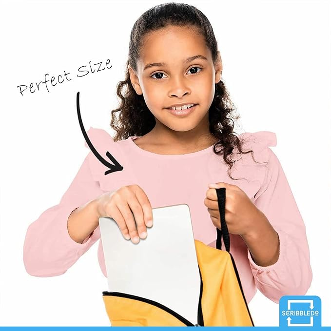 Set of 12 Small White Board Dry Erase Boards Classroom Pack Mini White Boards 9"x12” Double Sided Personal Whiteboards for Students Teachers School Supplies Lapboards l 12 Mini Whiteboard Erasers Incl