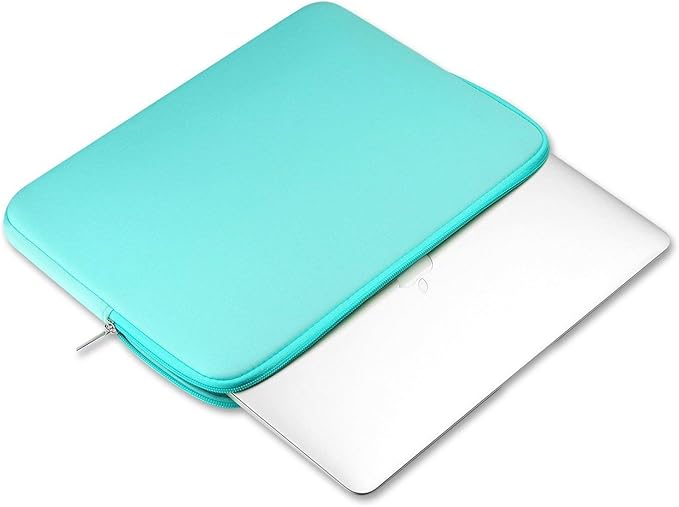 13" 14" Laptop Sleeve Case Bag Compatible with 13-14 Inch MacBook Air/MacBook Pro, MacBook Sleeve, Microsoft Surface Sleeve,14" Hp Dell Lenovo Laptop Sleeve Neoprene in Turquoise