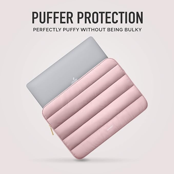 Vandel - Puffy Laptop Sleeve 15-16 Inch Sleeve for Women and Men. College Student Gifts for Christmas, MacBook Pro 16 Inch Case, 15.6 Inch HP Carrying Case Asus/Dell/HP Laptop Case 15.6 Cover