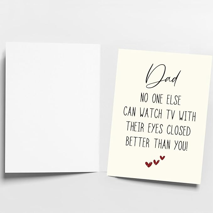Hqulpr-Funny Birthday Cards For Dad, Birthday Cards For Men Funny Unique, Funny Fathers Dad Card, Birthday Card For Dad Funny, Birthday Cards For Dad From Daughter, Son
