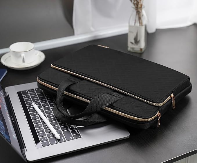 KIZUNA Laptop Sleeve Case 14 Inch Computer Carrying Handbag for 15" MacBook air M3 2024/Lenovo Flex 14/IdeaPad Flex 5/15.4 MacBook Pro/14 Lenovo Yoga Slim 7 Pro X/IdeaPad Slim 3i