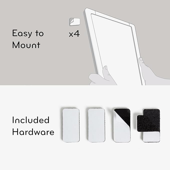 U Brands Contempo Magnetic Dry Erase Board Kit, Set of 15, 11”x14”, Pink Soft Dye Modern Frame, Includes Magnets, Markers