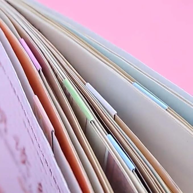 30 Pieces Cute Magnetic Bookmarks Bulk for Women/Men, Dual Sided Rainbow Film Laminated Page Clips, Plain Magnet Page Markers, Cool Paper Bookmarks for Kids Students Reading Giveaways (Cat)