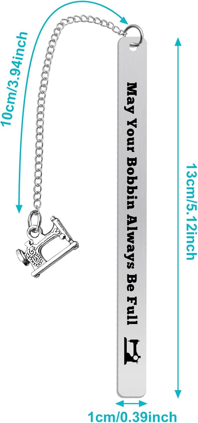 Bookmark Gift for Sewing Lover Women Mom Grandma Quilting Gift Seamstress Gift Funny Quilting Gifts for Quilters Seamstresses Sewing Gifts for Designer Quilting Book Marker Gifts for Costume Designer