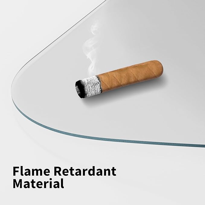 WASJOYE Office Chair Mat for Hard Floor, 30 x 48in Transparent Chair Mat