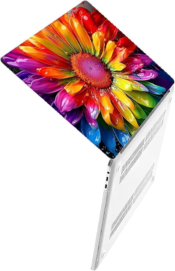 Compatible with MacBook 12 Inch A1534, Colorful Rainbow Sunflowers Hard Plastic Shell Cover Case