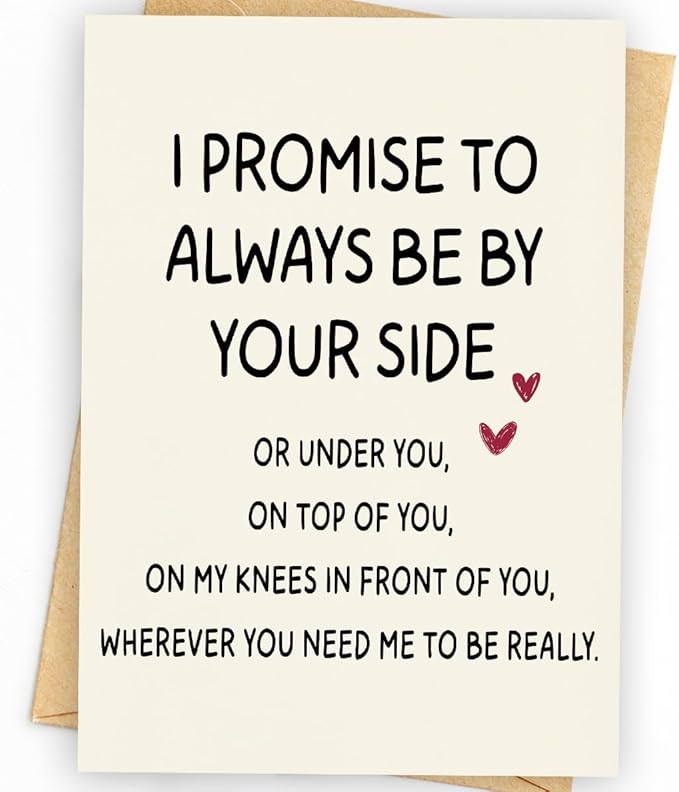 Funny Birthday Card & Gifts for Husband Boyfriend Him, Happy Anniversary Card & Gifts, Valentine Day